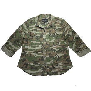 Women's Camo Button Down